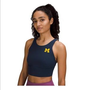 Lululemon U of M longline bra size 6 SOLD OUT